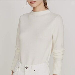 Club Monaco Tommie merino wool pullover mockneck M